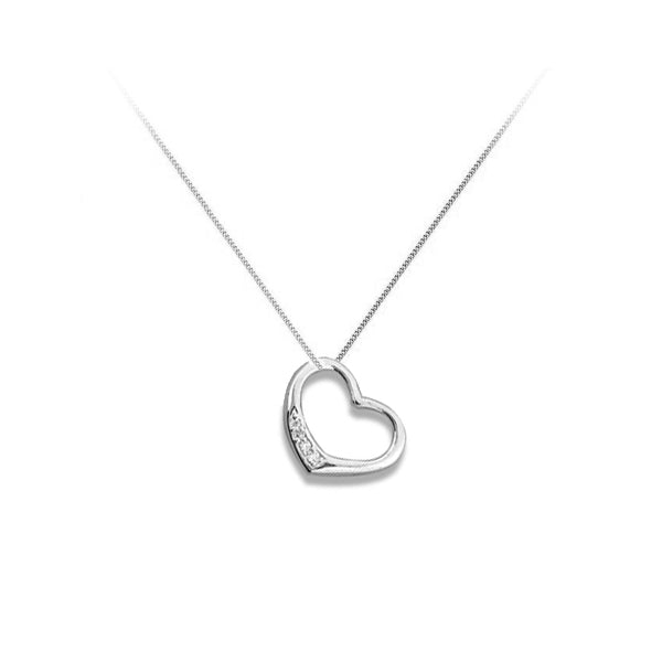 Gold Open Heart Pendant (40378)
