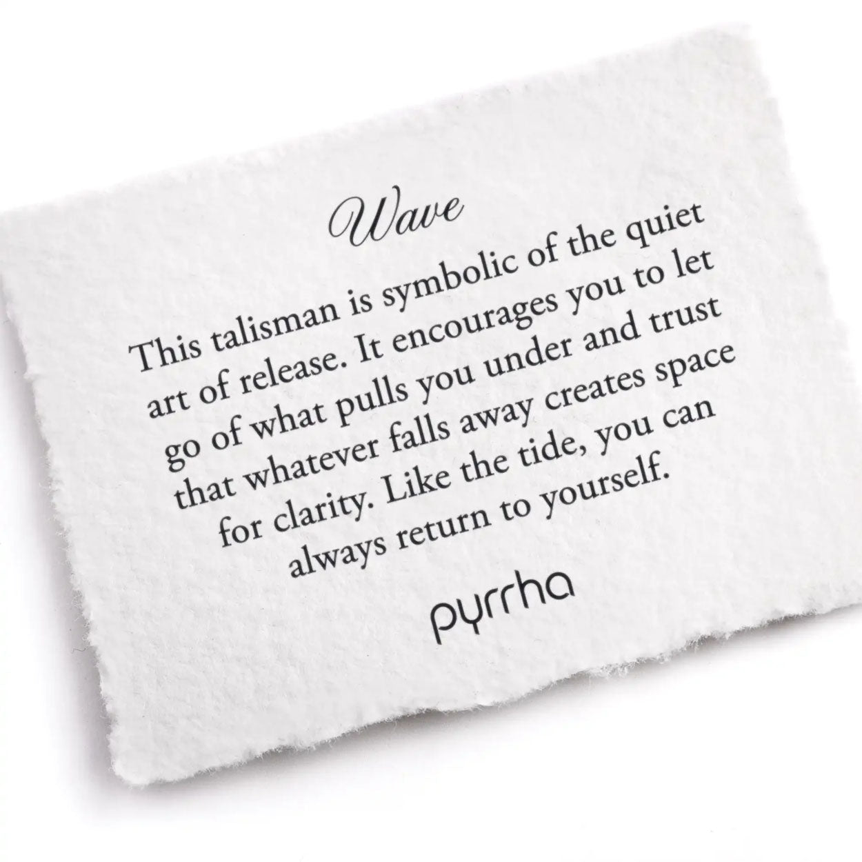 Pyrrha Necklace 'Wave' 18in (40554)