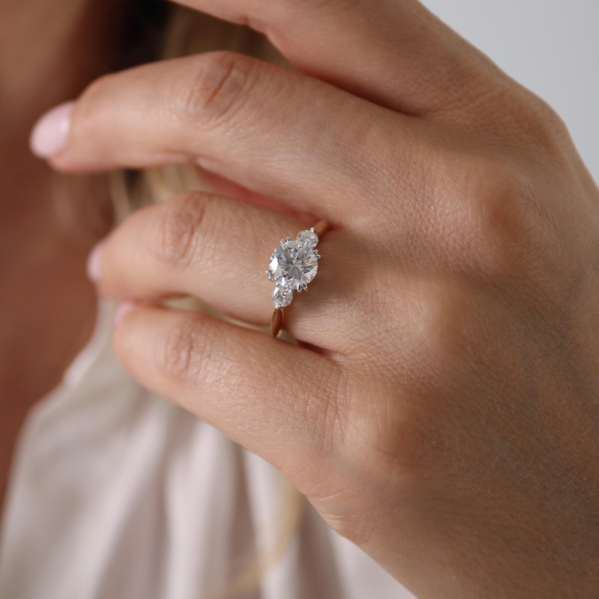 Diamond 3 Stone Engagement Ring - LG 1.92ct (40791)