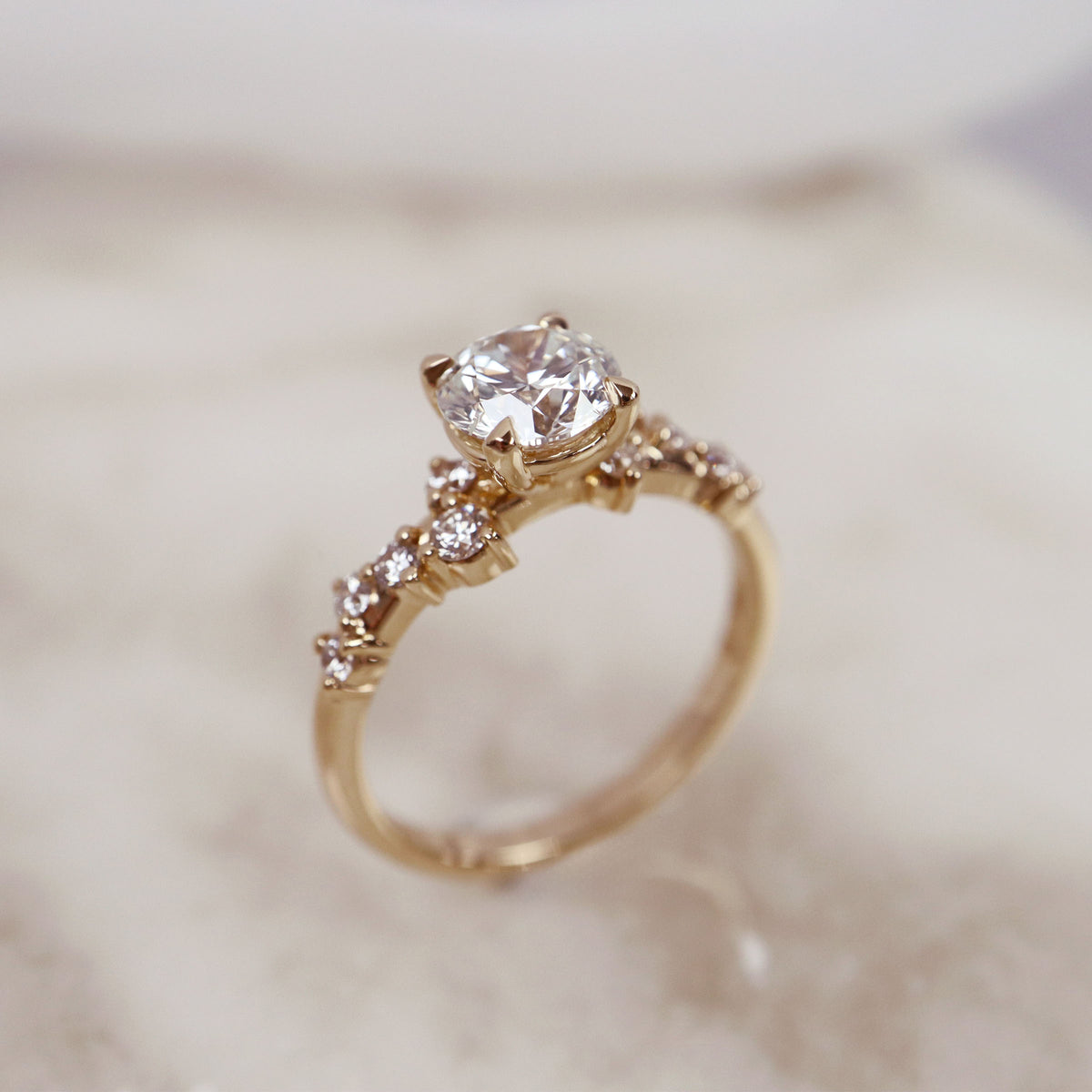 Diamond Cluster Engagement Ring 1.30ct (41056)