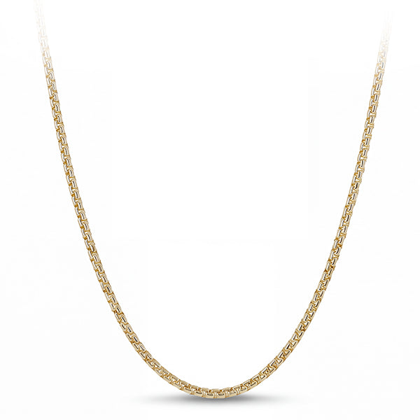 Sempre ORO Necklace - Rounded Box Link Chain 20in (41172)