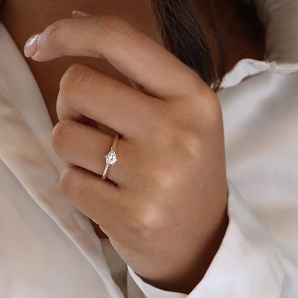 Diamond Solitaire Engagement Ring .30ct (35191)