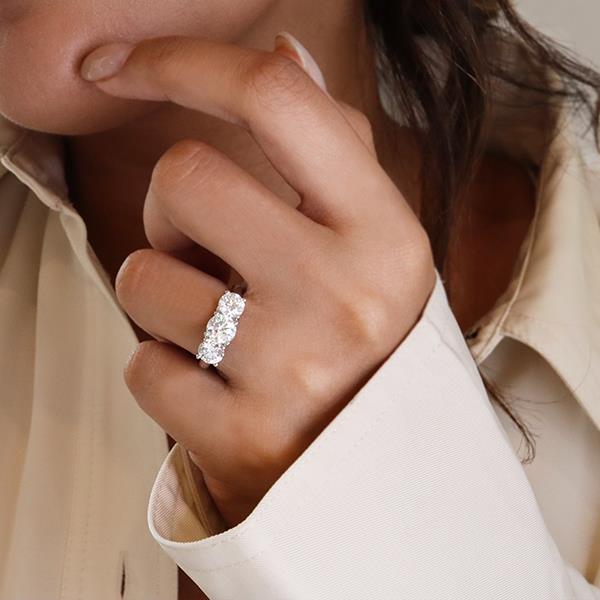 Diamond 3 Stone Engagement Ring 2.49cttw (36923)