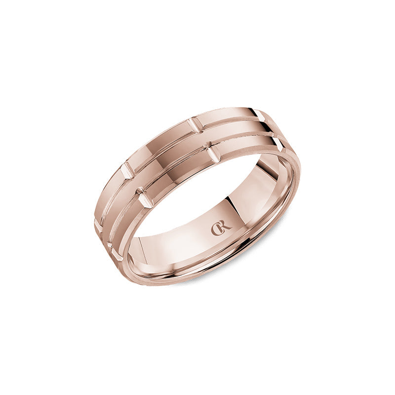 CrownRing Wedding Band 037A
