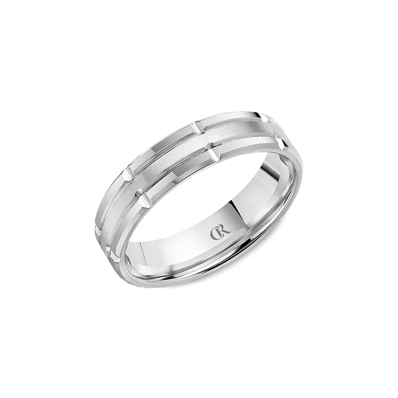 CrownRing Wedding Band 037A