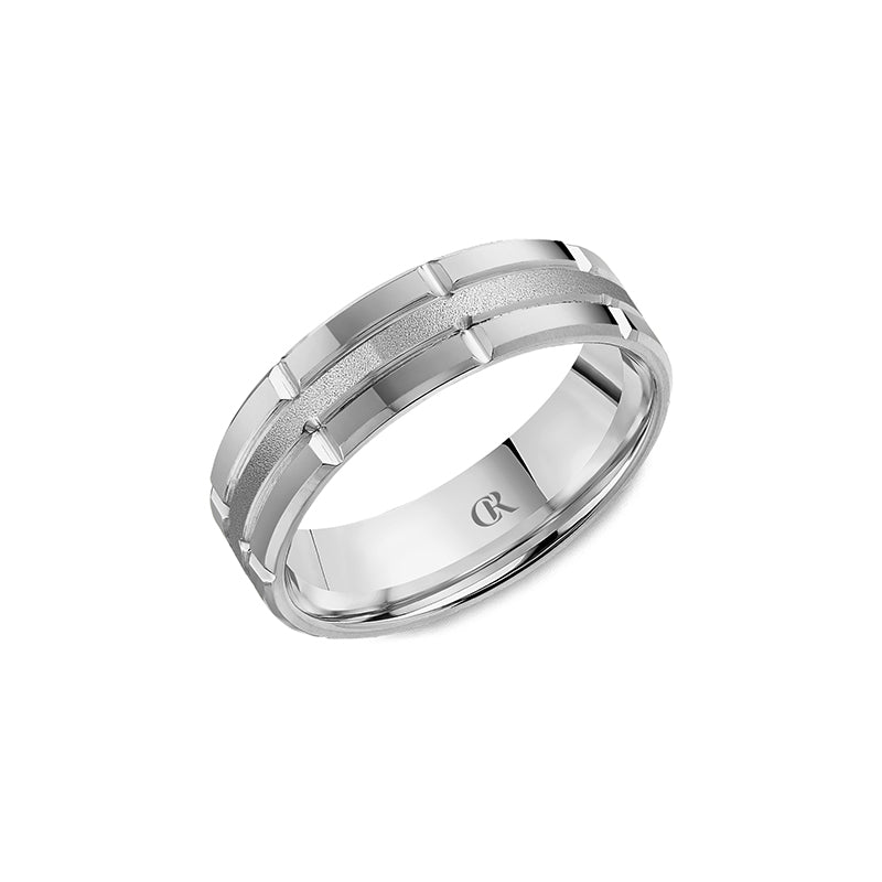 CrownRing Wedding Band 037A