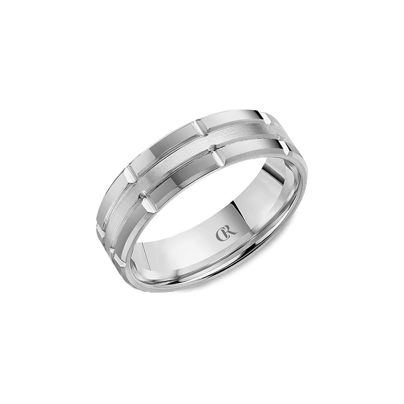 CrownRing Wedding Band 037A
