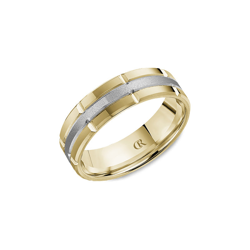 CrownRing Wedding Band 037B