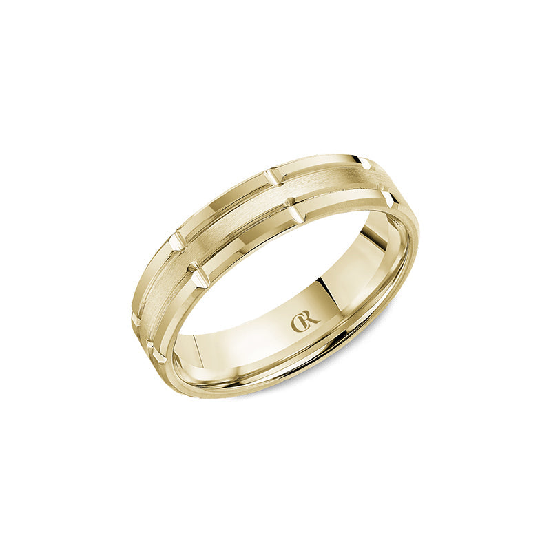 CrownRing Wedding Band 037A