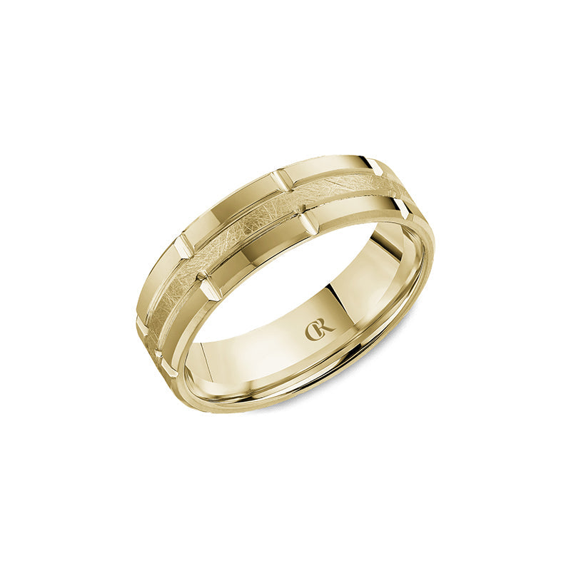 CrownRing Wedding Band 037A