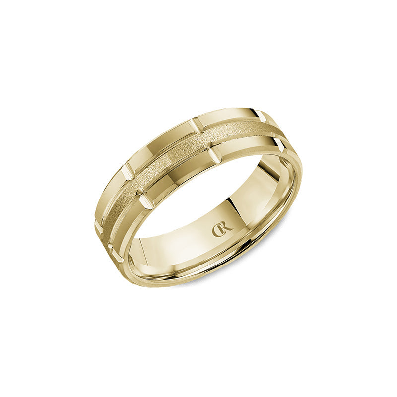 CrownRing Wedding Band 037A
