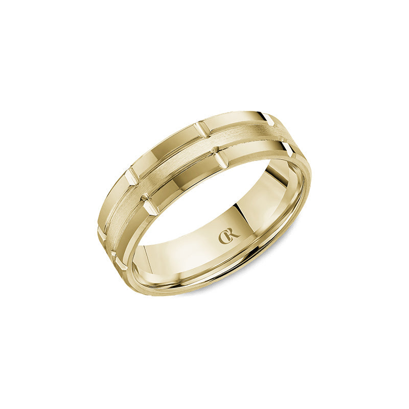 CrownRing Wedding Band 037A