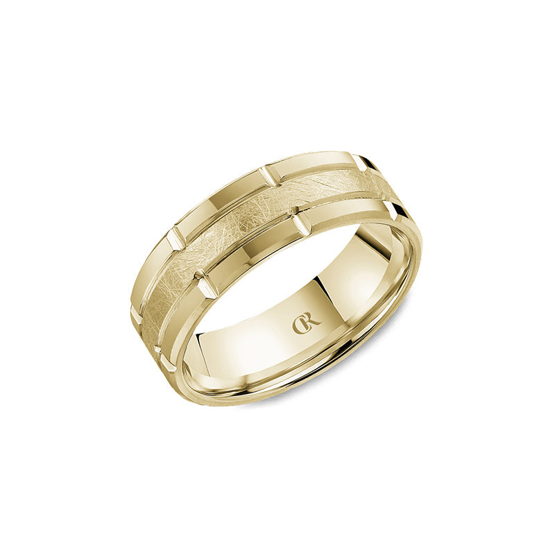 CrownRing Wedding Band 037A