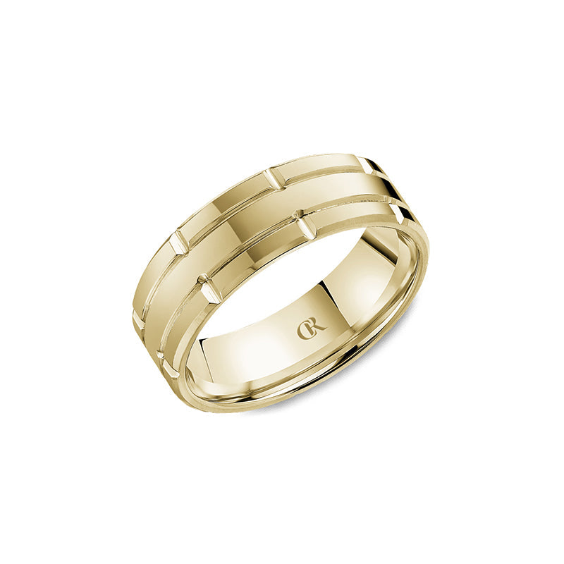 CrownRing Wedding Band 037A