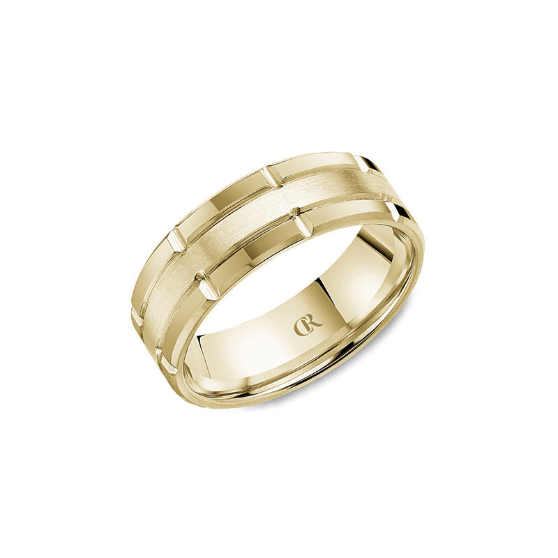 CrownRing Wedding Band 037A