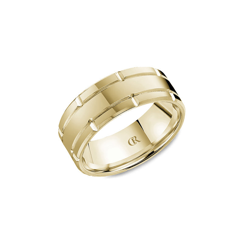 CrownRing Wedding Band 037A