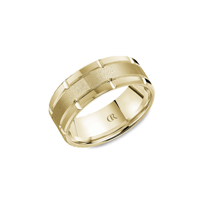 CrownRing Wedding Band 037A