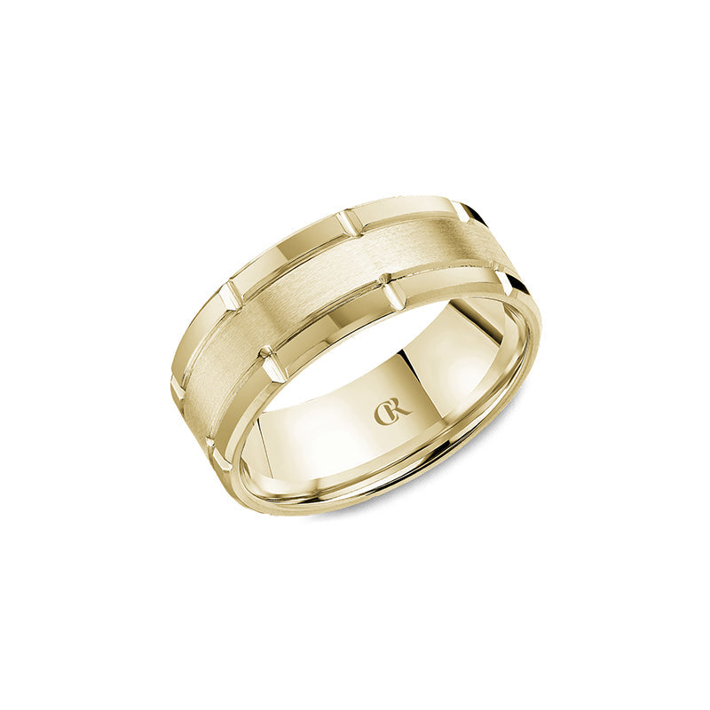 CrownRing Wedding Band 037A