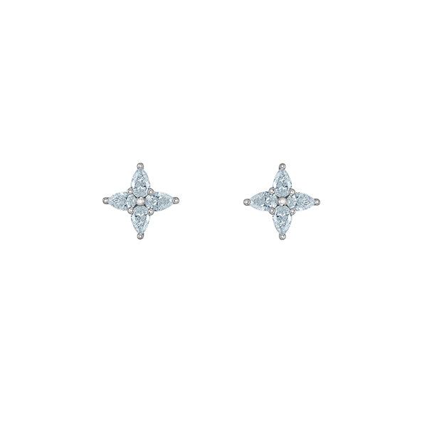 Diamond 4-Point Stud Earrings - LG .80ct (39493)
