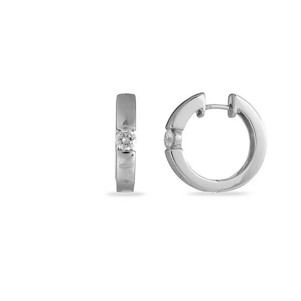 Diamond Hoop Earrings .50ct (39391)