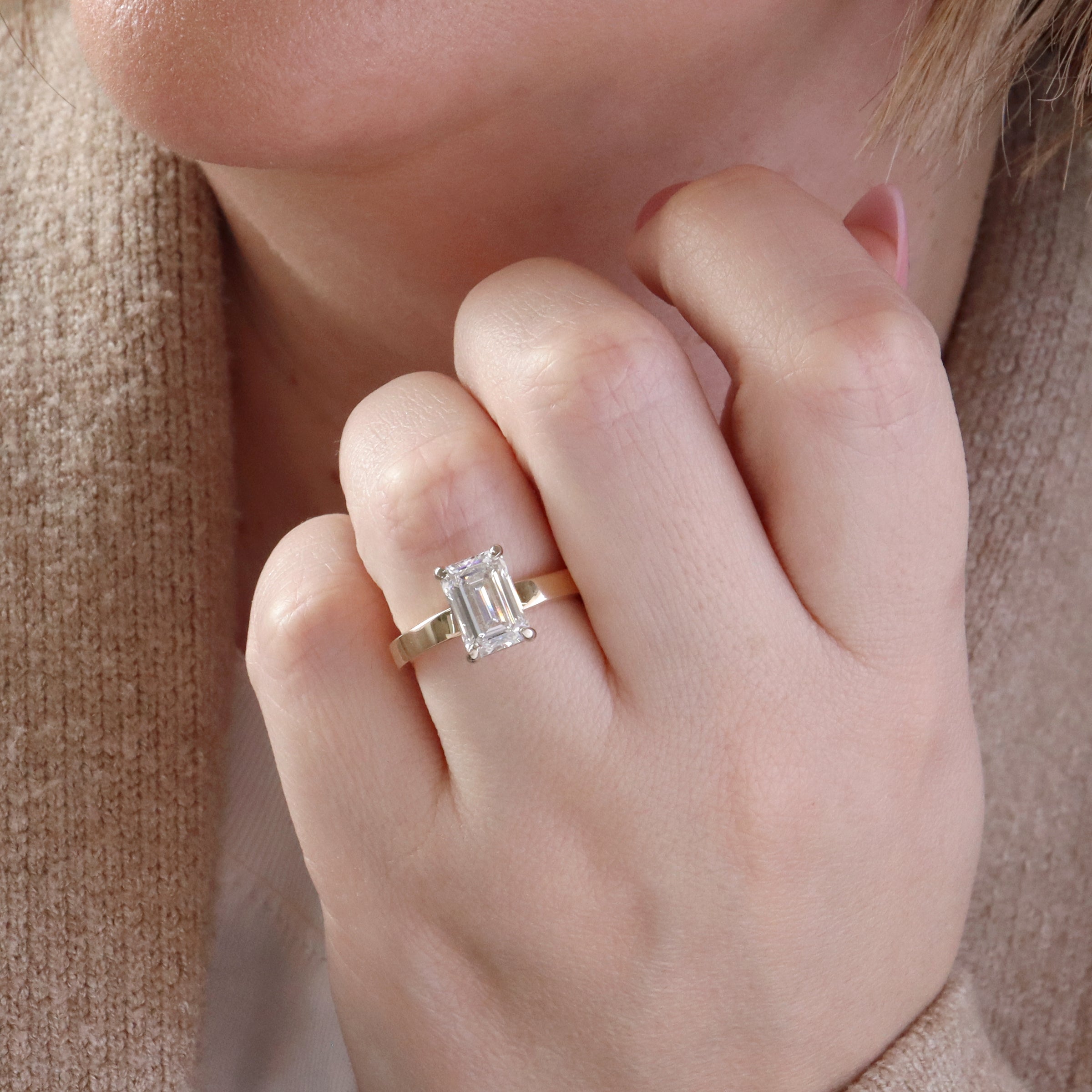 Diamond Solitaire Engagement Ring - LG 2.50ct (40392)