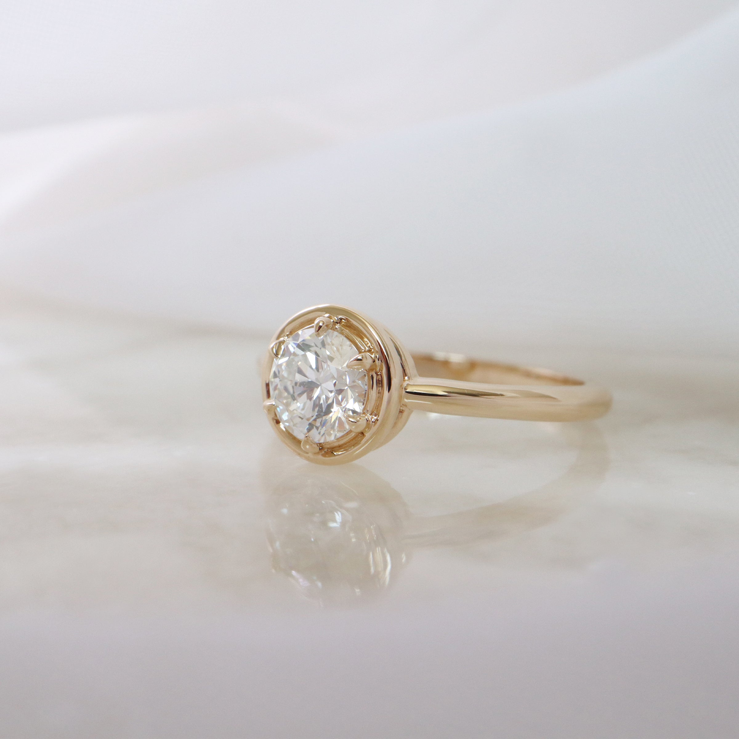 Canadian Diamond Solitaire Engagement Ring .74ct (40812)