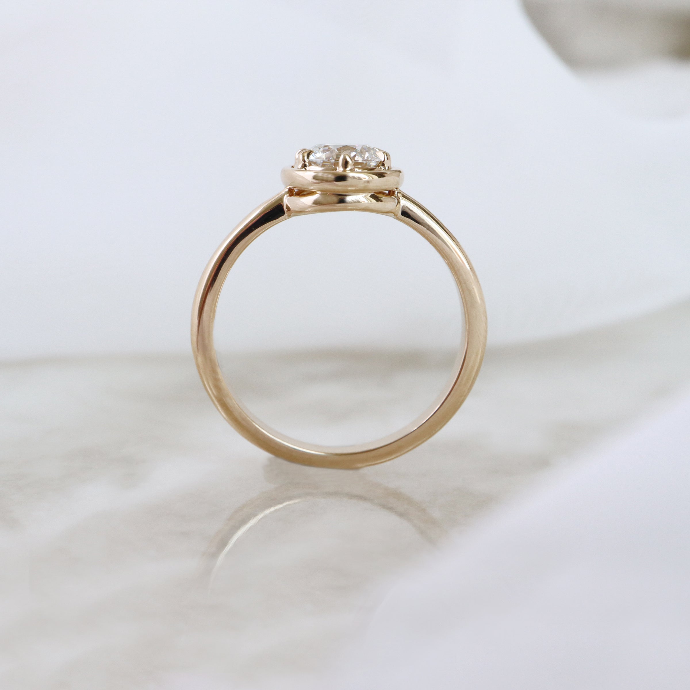 Canadian Diamond Solitaire Engagement Ring .74ct (40812)