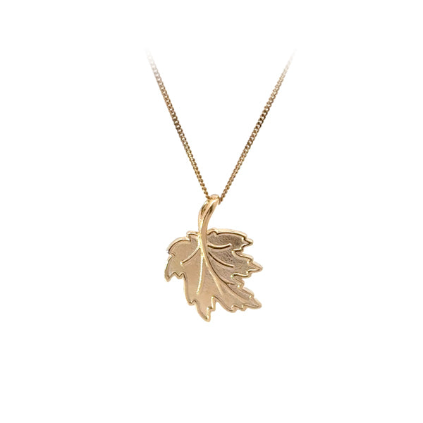 Elbows Up to Cancer - Maple Leaf Charm (39635)