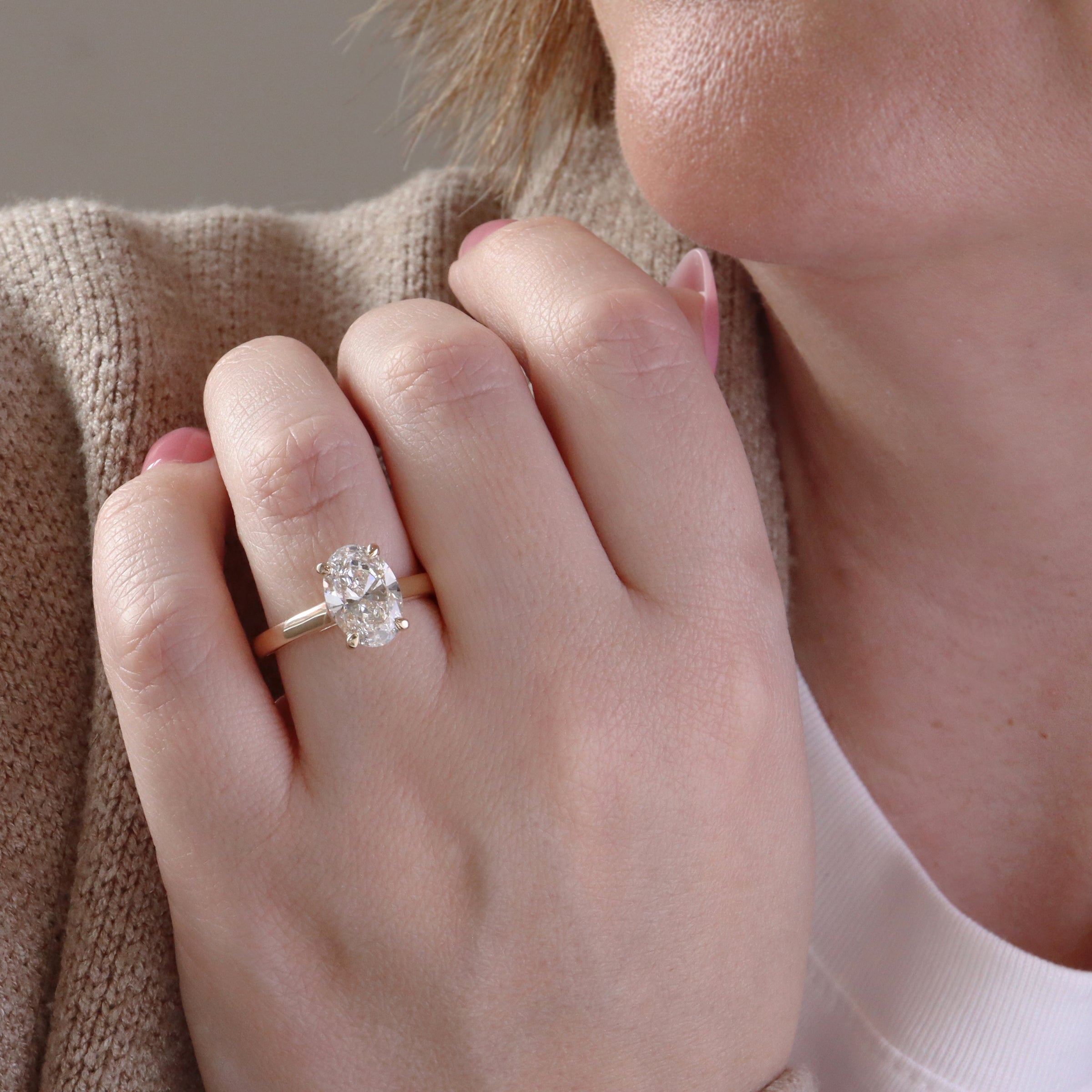 Diamond Solitaire Engagement Ring - LG 2.51ct (40393)