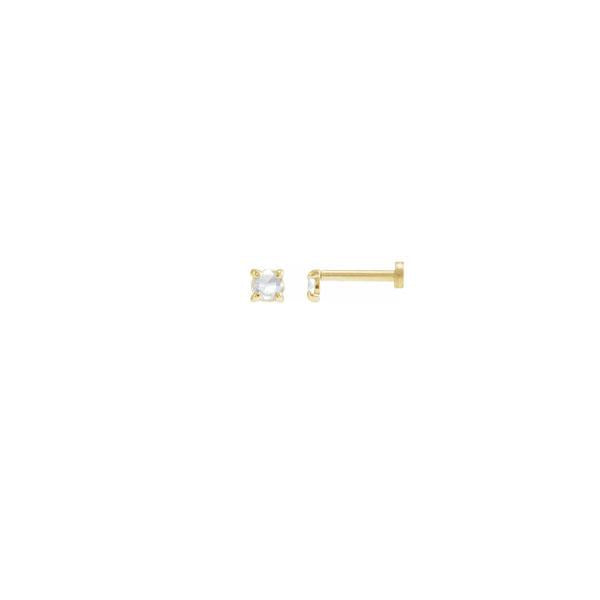 Diamond Mini Claw Set Stud Earrings .04ct (39180)