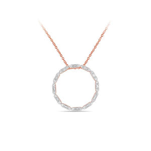 Diamond Circular Pendant .33ct (37318)