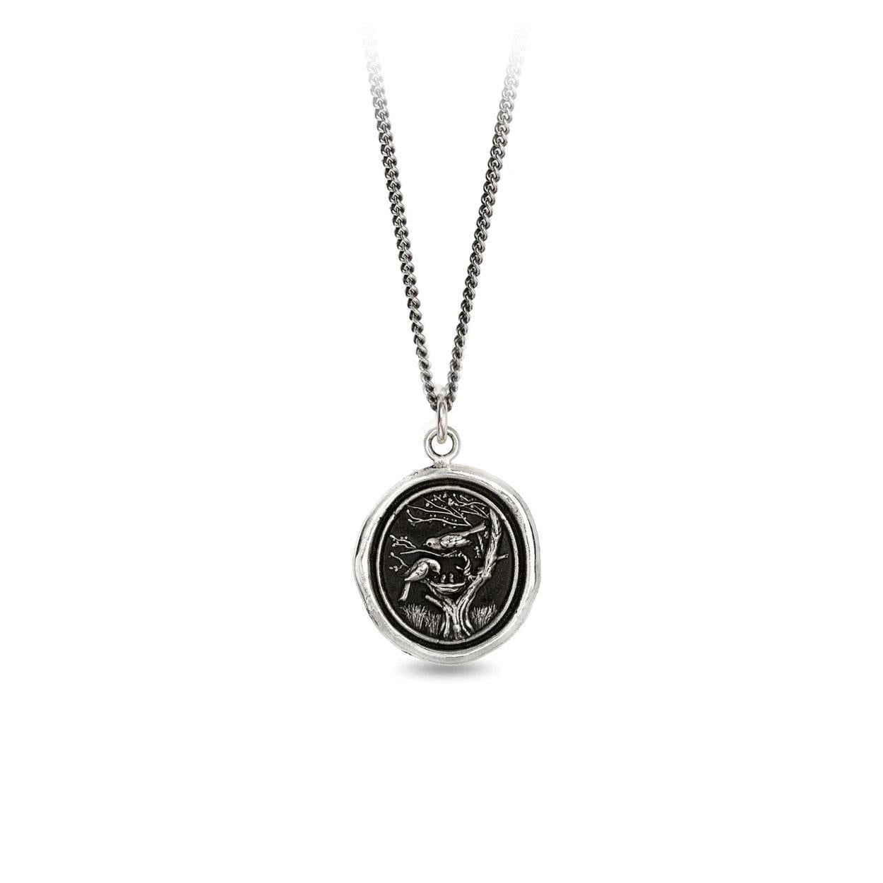 Pyrrha Necklace 'Love Makes a Home' 18in (39068)