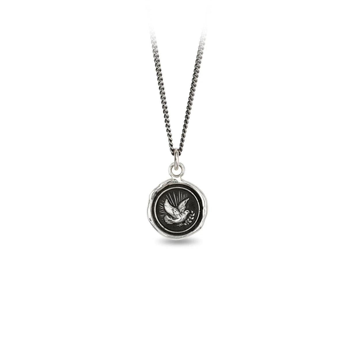 Pyrrha Necklace 'Peace Dove' 18in (39236)