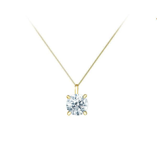 Diamond Solitaire Pendant - LG 1.01ct (39261)
