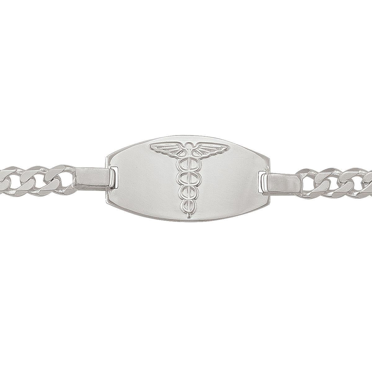 Sterling Silver Medical Alert Bracelet (39292)