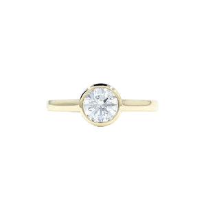 Diamond Solitaire Custom Engagement Ring (32705)