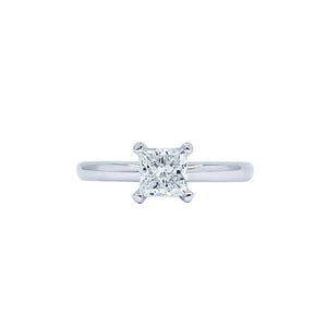 Diamond Solitaire Princess Engagement Ring (35043)