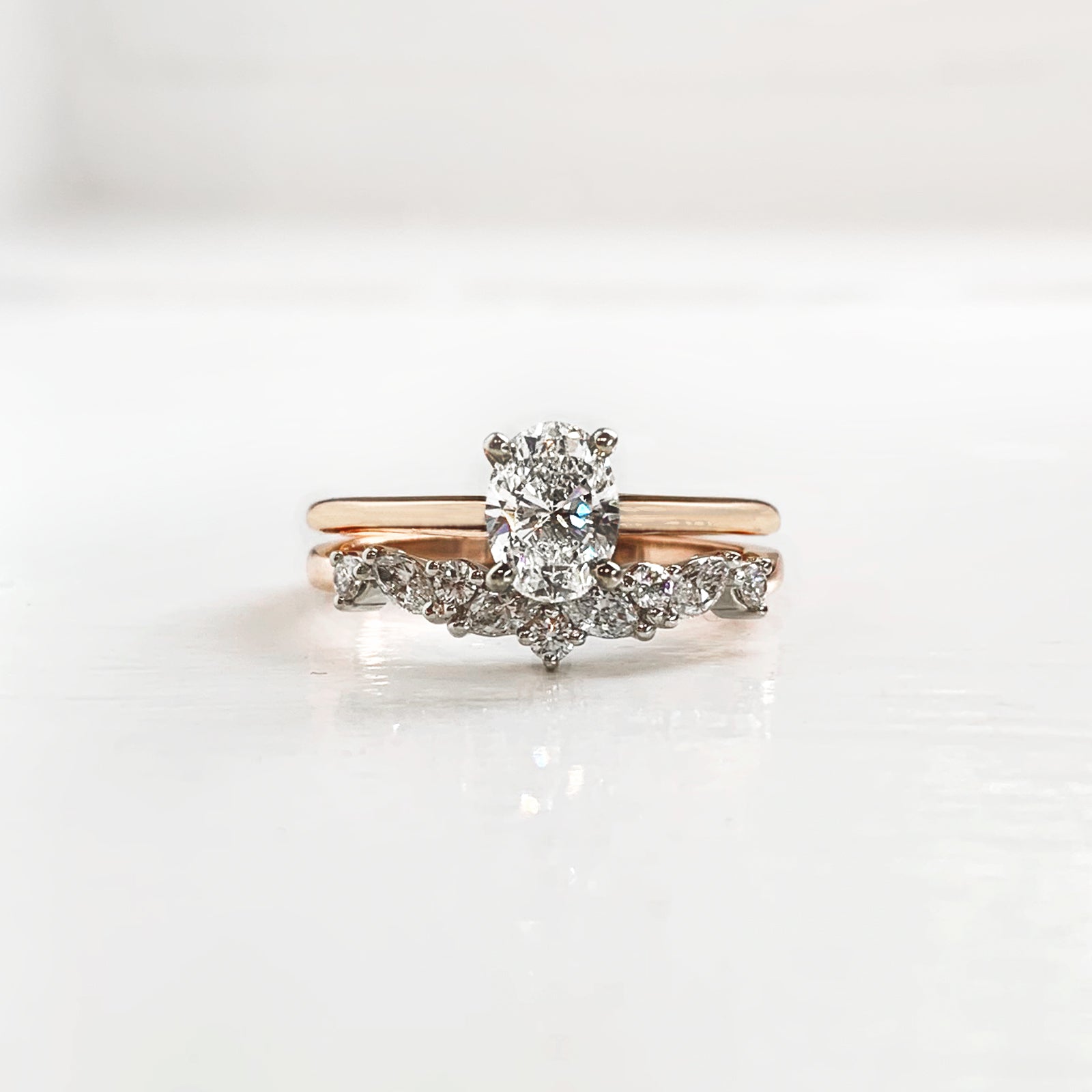 Her Dream Set Custom Diamond Band