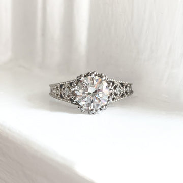 Eagle's Crown Custom Engagement Ring