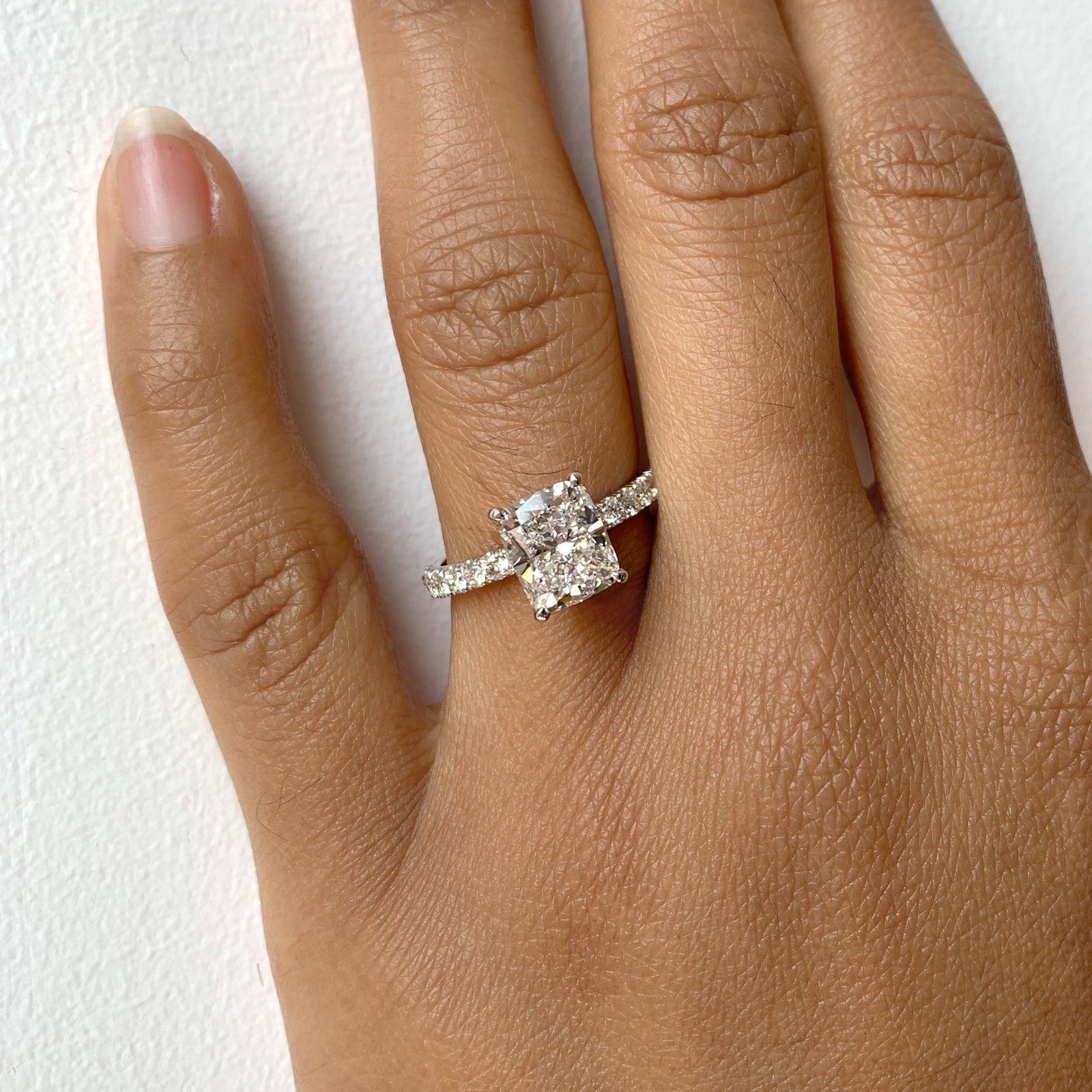 Utter Radiance Custom Engagement Ring