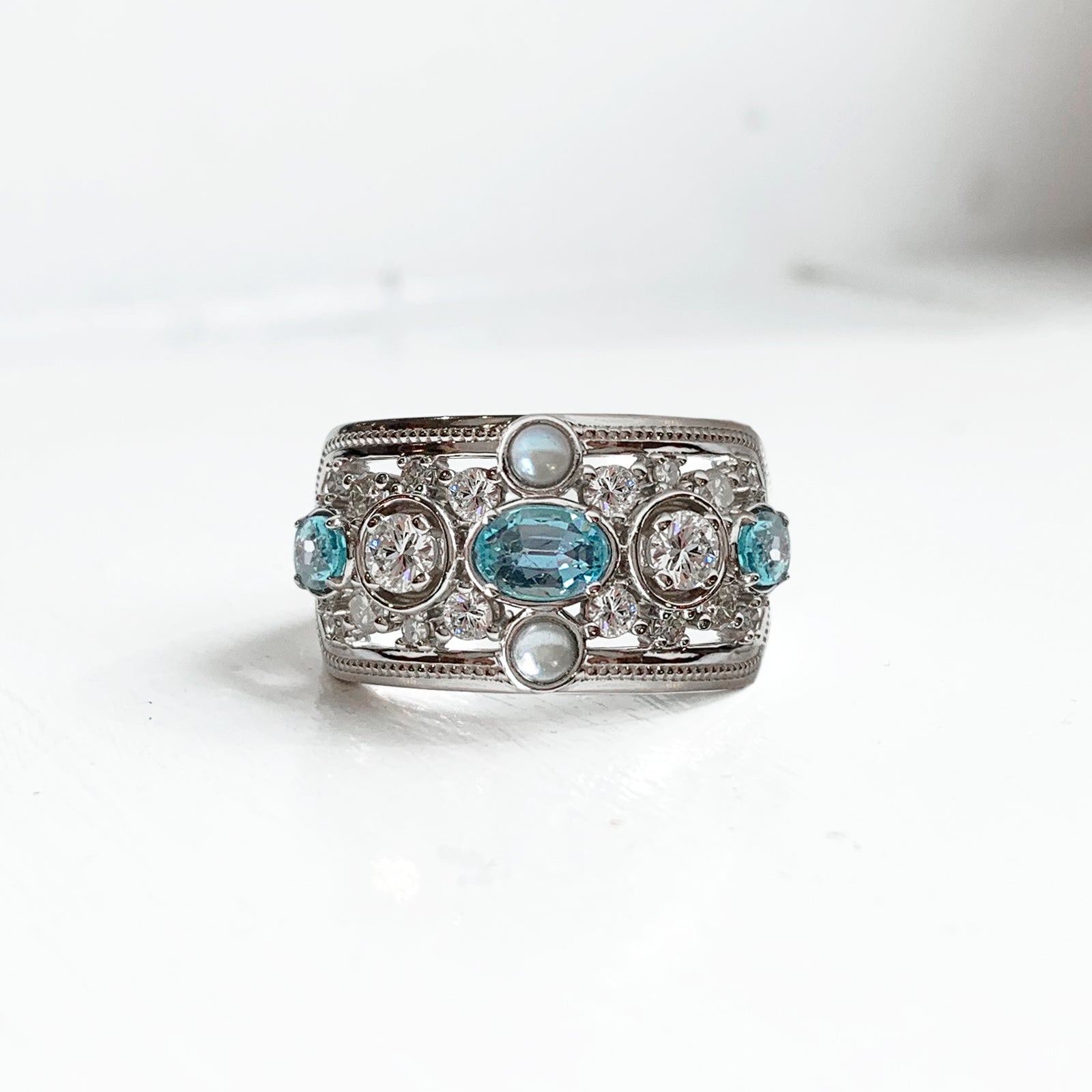 When Time Stands Still Custom Anniversary Ring