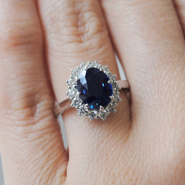 Eternal Love Custom Sapphire Engagement Ring