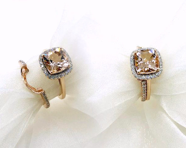 Morganite & Diamonds