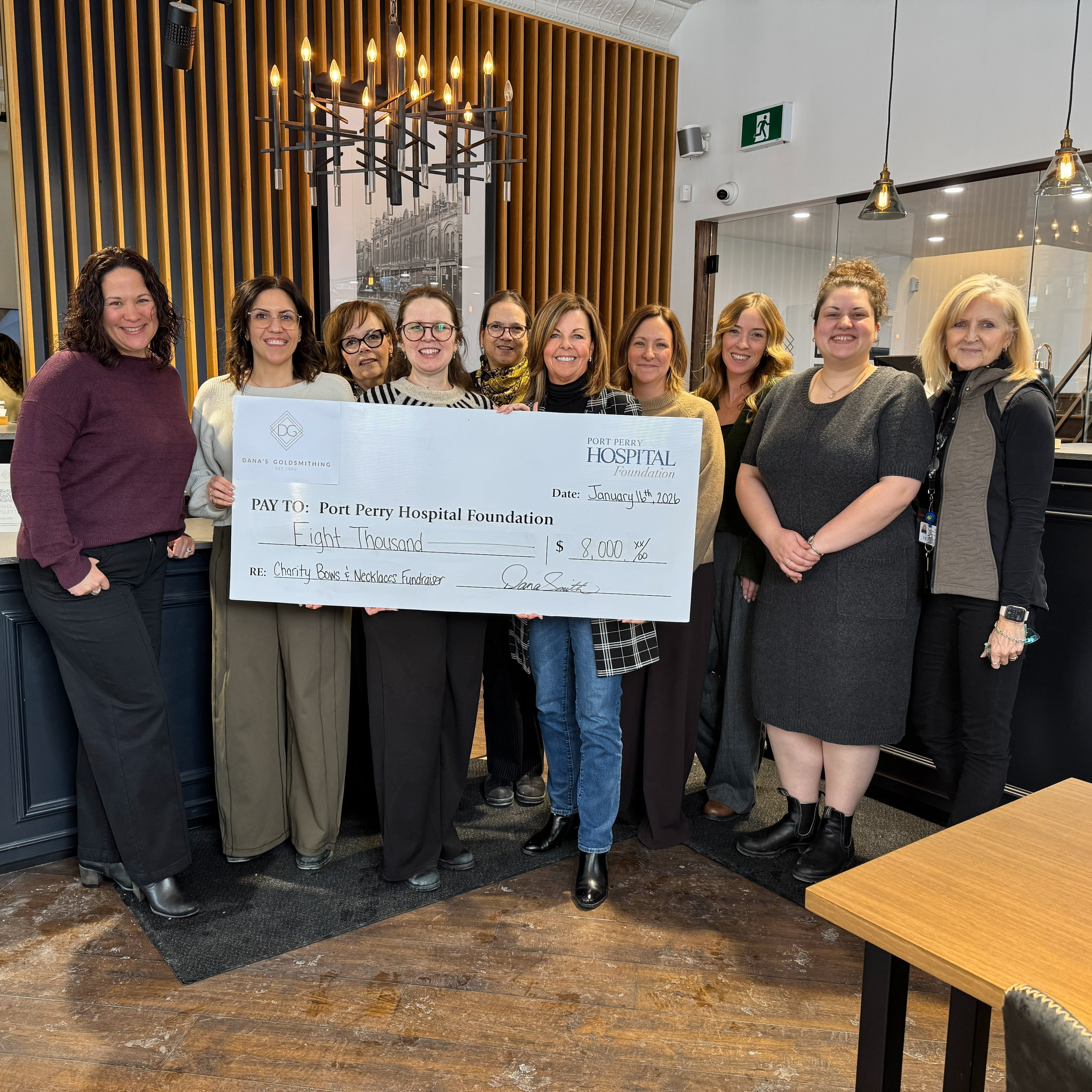 2026 Port Perry Hospital Foundation Donation