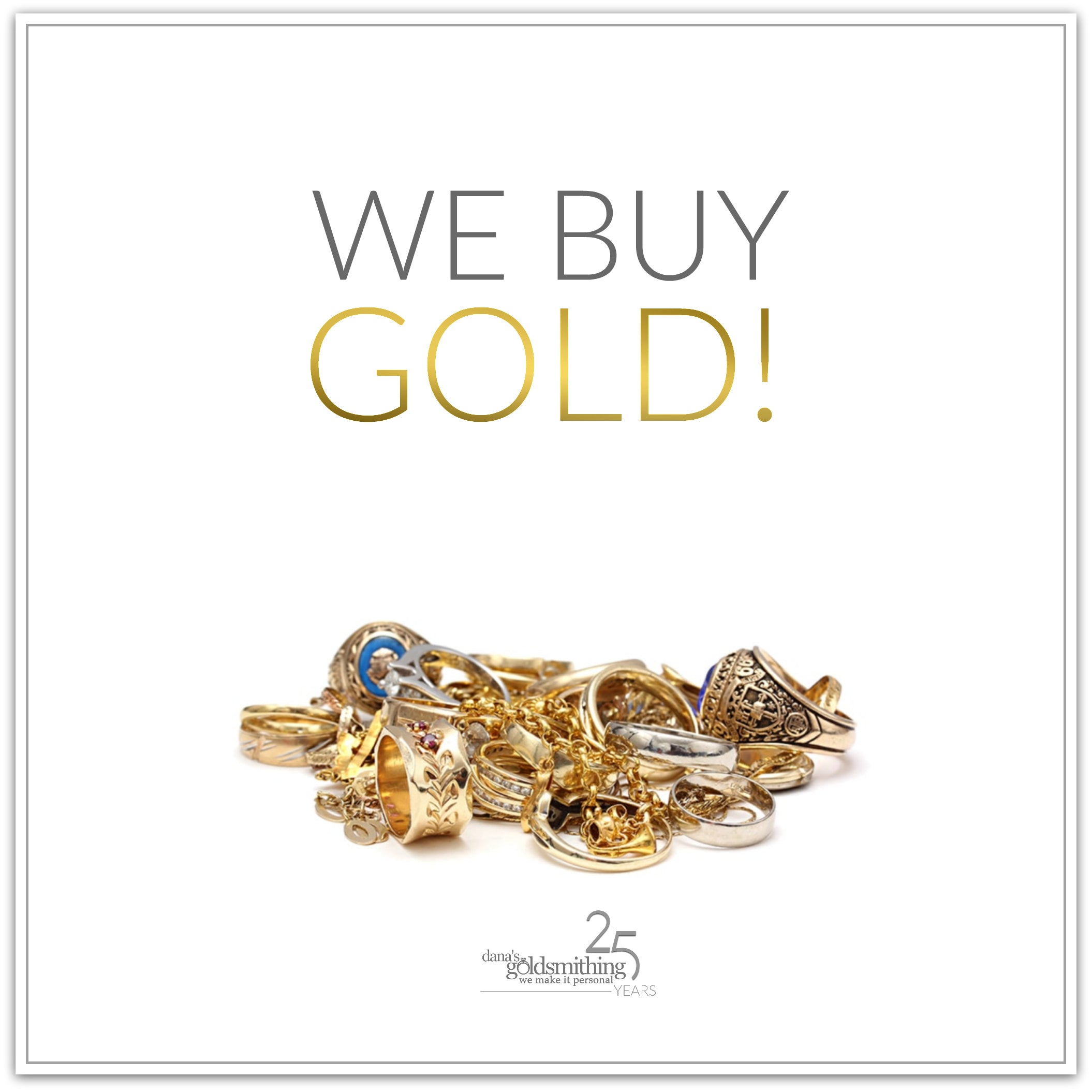 We buy gold