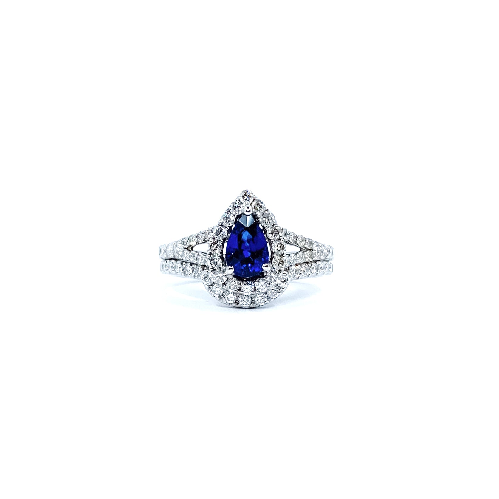 Sapphire Bridal Custom Ring