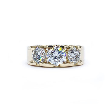 Diamond Trio Custom Ring