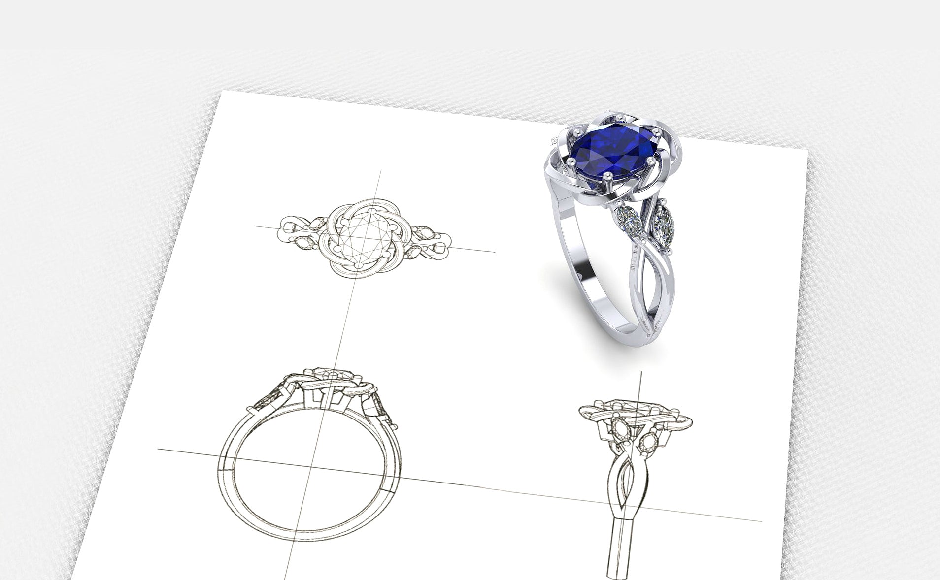 Custom ring design: let us create something truly one-of-a-kind for you!