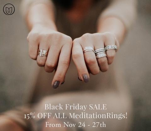 MeditationRings on sale: 15% off