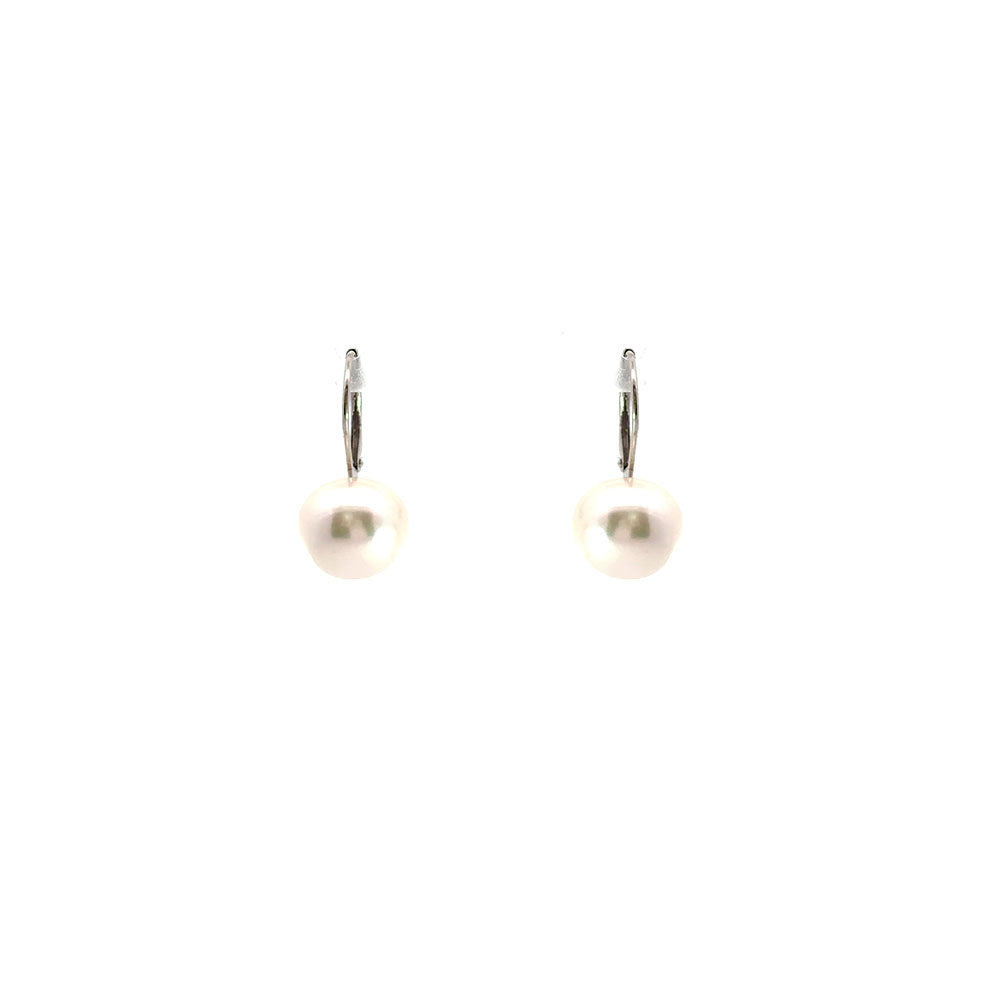 Genuine Fresh Water Pearl Earrings (37639)